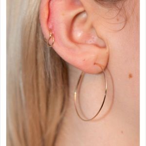 Simple Gold Hoops